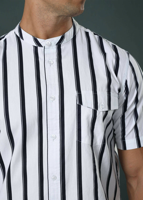 Casual Stripe S/S Shirt