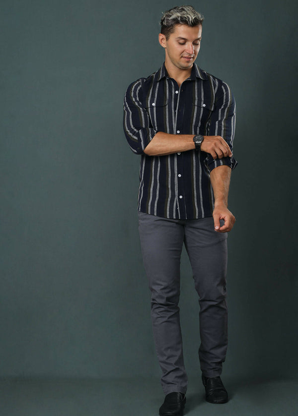 Casual Double Pockets Shirt