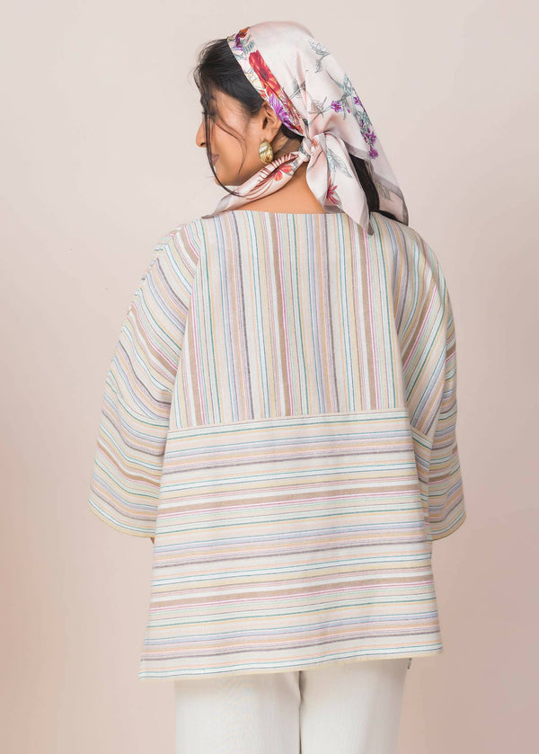 Mix and Match Stripped Blouse (Merron)