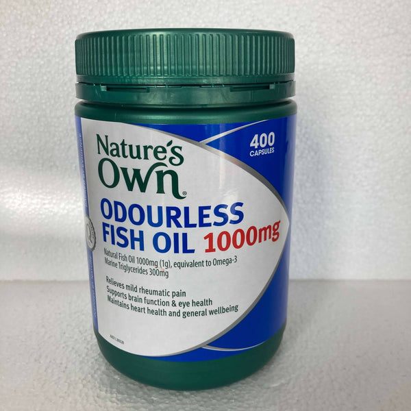 Nature's own odourless 2024 fish oil 1000 mg